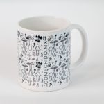 Taza hongos de cerámica 325 ml