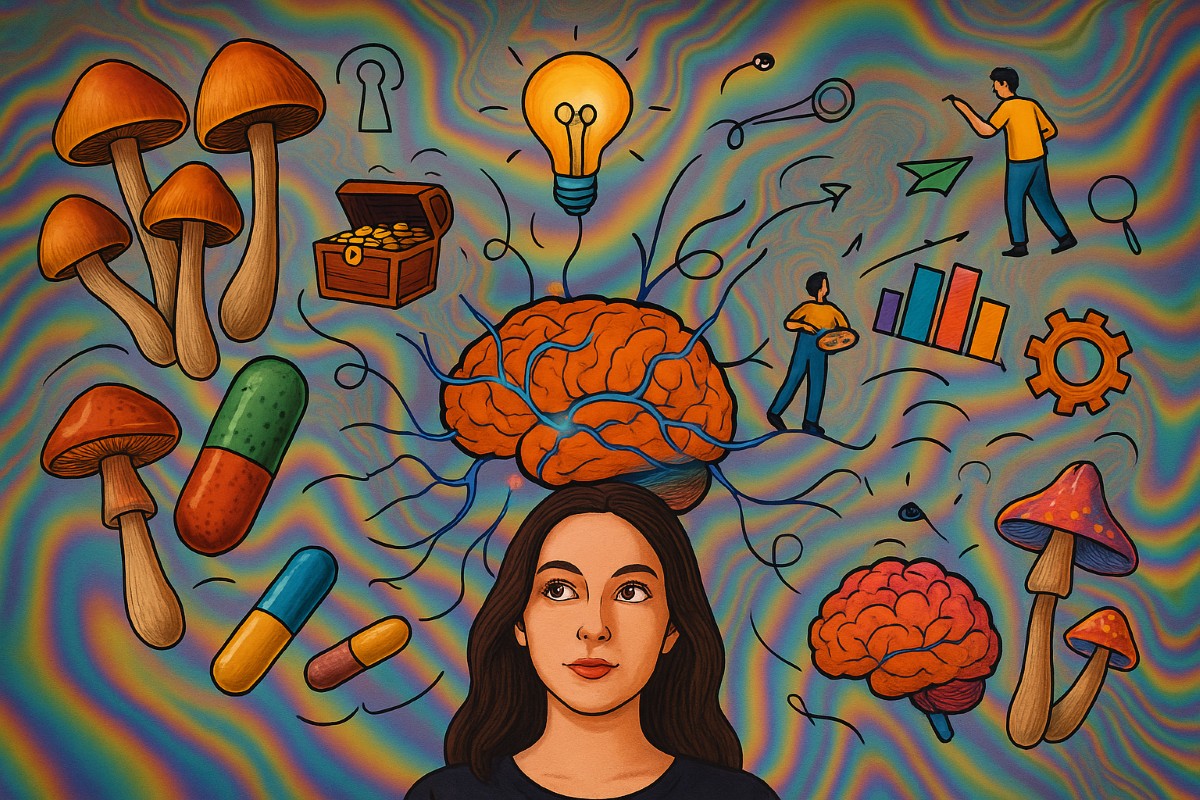 ¿Es cierto que los psicodélicos mejoran la creatividad?