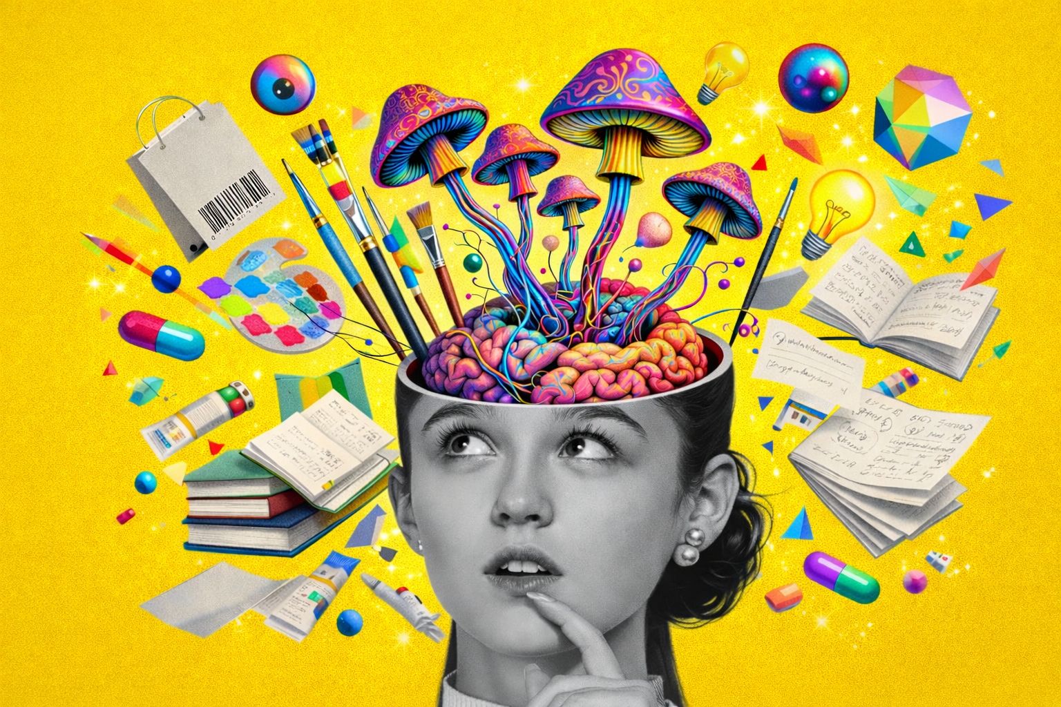 ¿Las microdosis te ayudan a ser más creativo